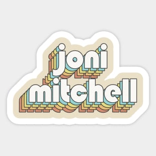 Retro Joni Mitchell Sticker